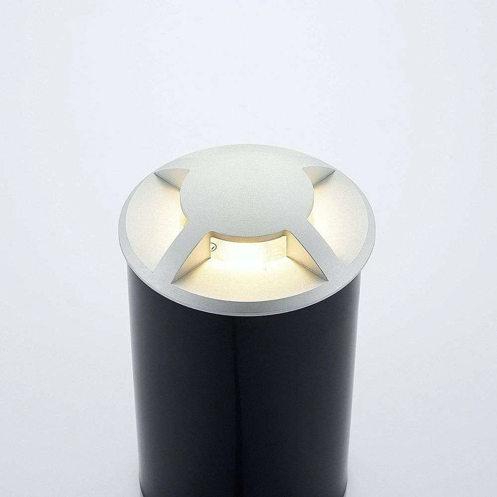 Edwina Spot Exterior Empotrable De Suelo Alu - Lucande 6 Edwina Spot Exterior Empotrable De Suelo Alu - Lucande - Imagen 6