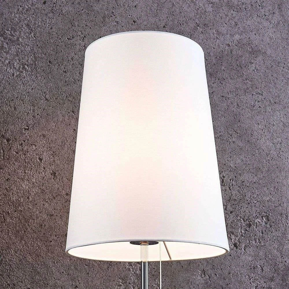 Pordis Lámpara De Pie Chrome/White - Lucande 4 Pordis Lámpara De Pie Chrome/White - Lucande - Imagen 4