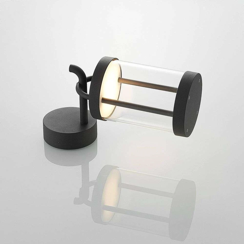 Caius Aplique Exterior M Dark Grey - Lucande 4 Caius Aplique Exterior M Dark Grey - Lucande - Imagen 4