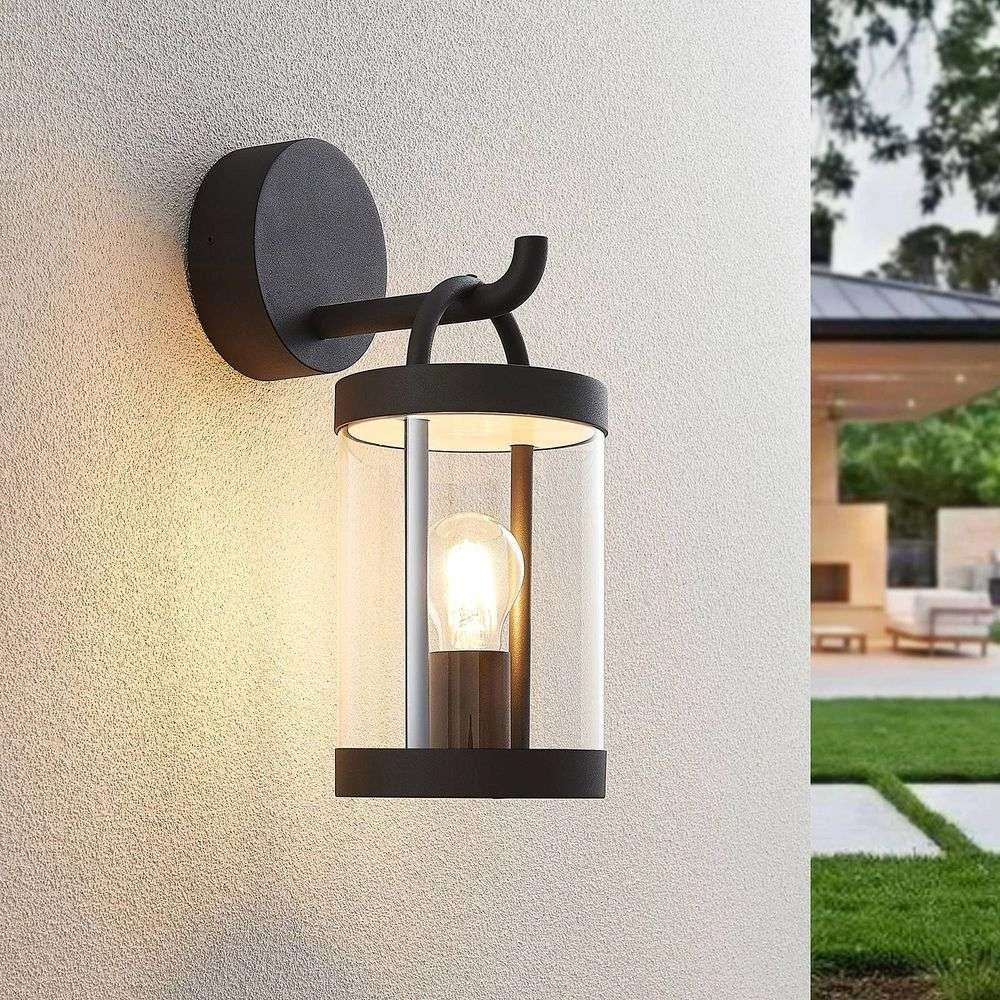 Cassian Aplique Exterior IP54 Dark Grey - Lucande 3 Cassian Aplique Exterior IP54 Dark Grey - Lucande - Imagen 3