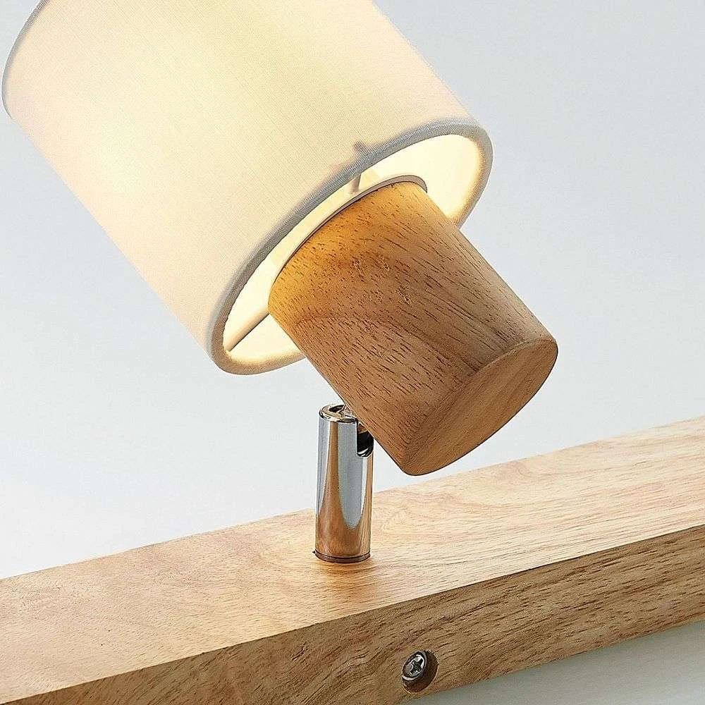 Wanessa 3 Lámpara De Techo Wood/White - Lindby 6 Wanessa 3 Lámpara De Techo Wood/White - Lindby - Imagen 6