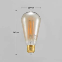 Bombilla LED 6,5W (650lm) 2500K ST64 3-step Dimm E27 - Arcchio 6 Bombilla LED 6,5W (650lm) 2500K ST64 3-step Dimm E27 - Arcchio -Ofertas Flos Tienda 4251096567915 3