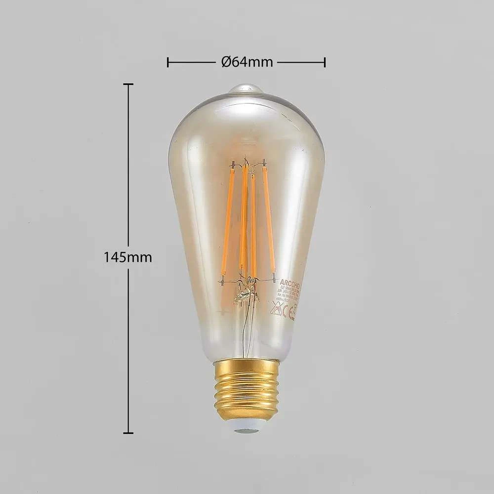 Bombilla LED 6,5W (650lm) 2500K ST64 3-step Dimm E27 - Arcchio 3 Bombilla LED 6,5W (650lm) 2500K ST64 3-step Dimm E27 - Arcchio - Imagen 3