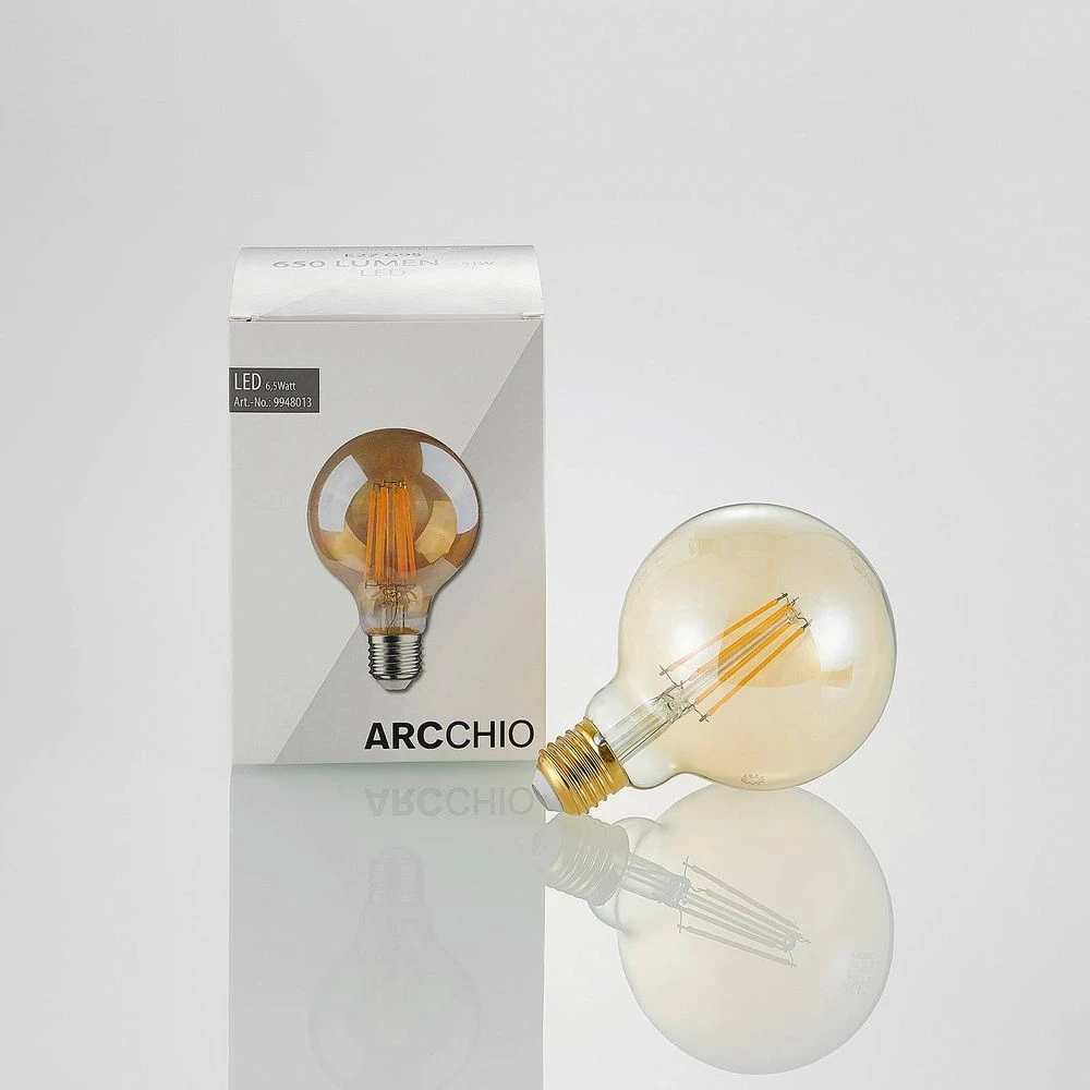 Bombilla LED 6,5W (650lm) 2500K Amber G95 3-Step-Dim E27 - Arcchio 5 Bombilla LED 6,5W (650lm) 2500K Amber G95 3-Step-Dim E27 - Arcchio - Imagen 5