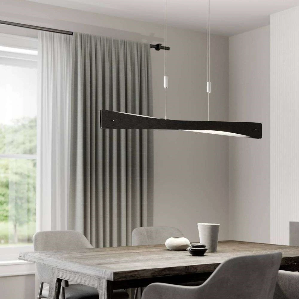 Lian Lámpara Colgante Black - Lucande 2 Lian Lámpara Colgante Black - Lucande - Imagen 2