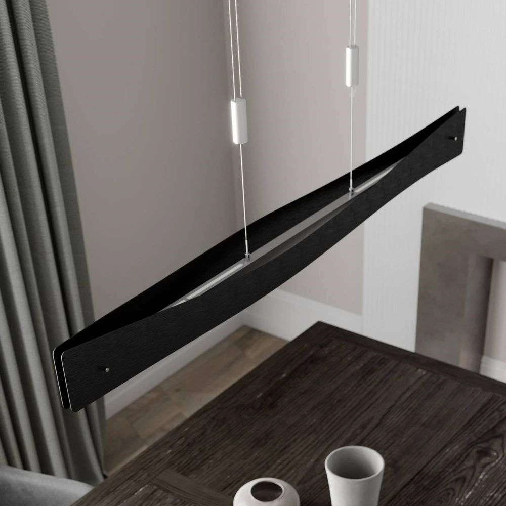 Lian Lámpara Colgante Black - Lucande 3 Lian Lámpara Colgante Black - Lucande - Imagen 3