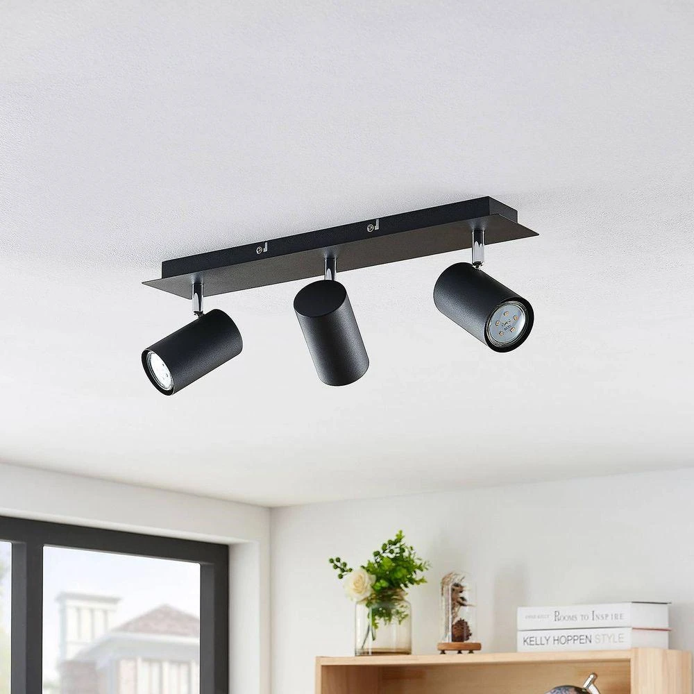 Joffrey Lámpara De Techo Black - Lindby 4 Joffrey Lámpara De Techo Black - Lindby - Imagen 4