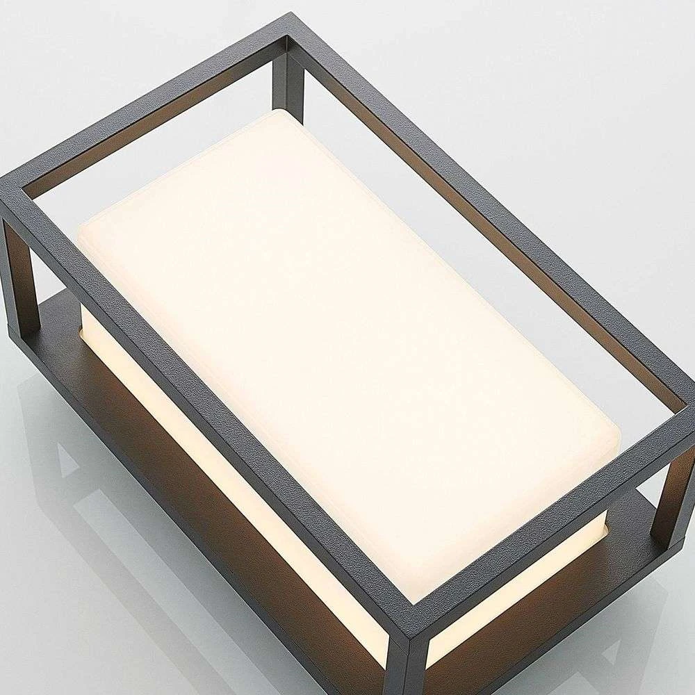 Ilirian Aplique Exterior Graphite/White - Lucande 3 Ilirian Aplique Exterior Graphite/White - Lucande - Imagen 3