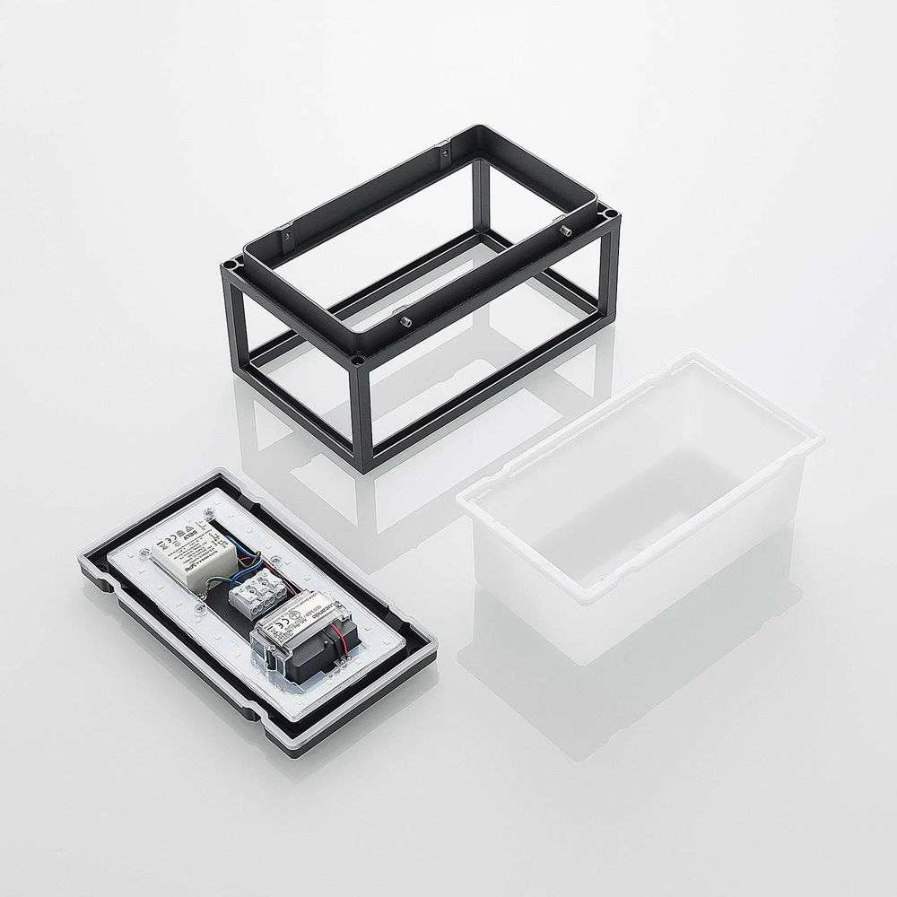 Ilirian Aplique Exterior Graphite/White - Lucande 6 Ilirian Aplique Exterior Graphite/White - Lucande - Imagen 6