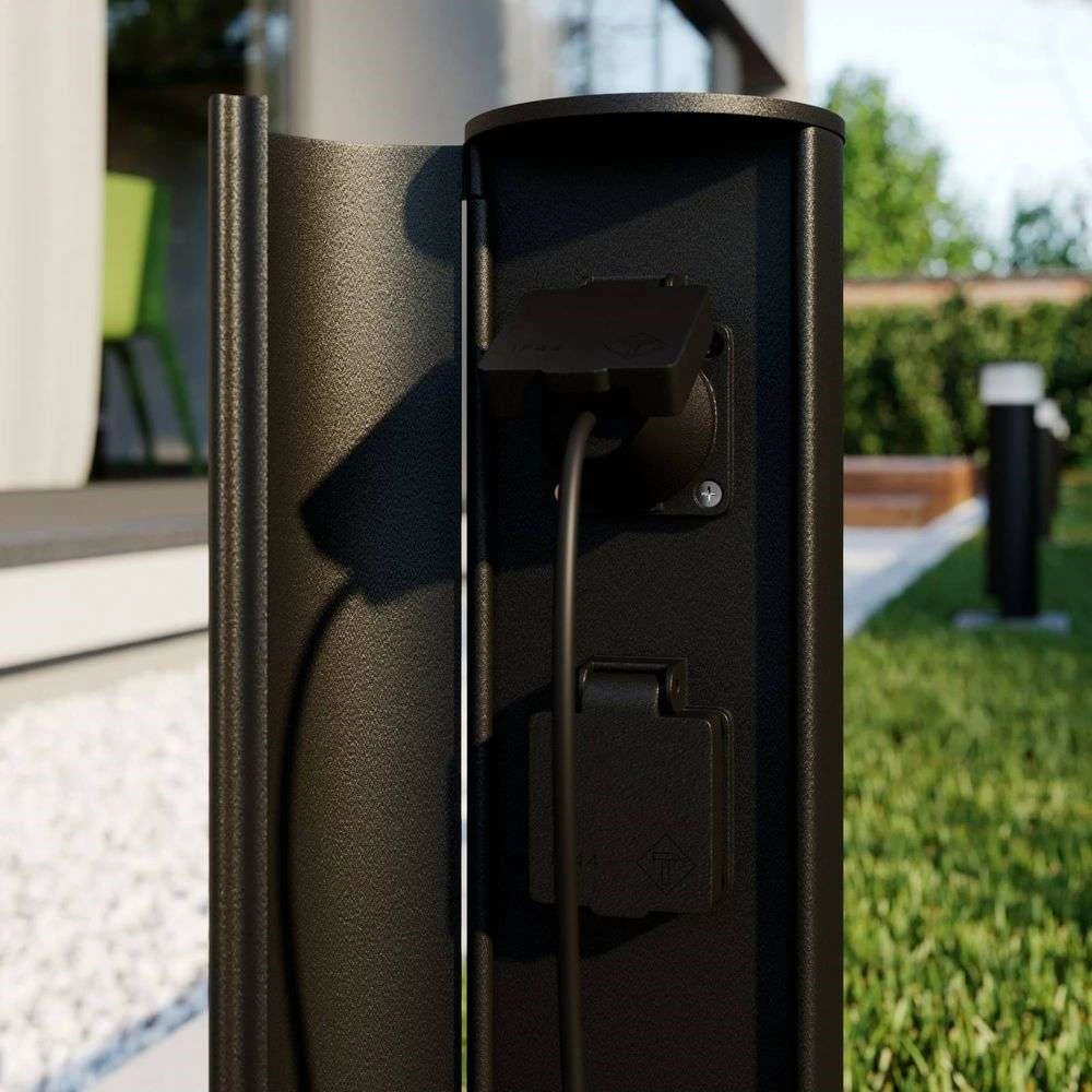 Corban Power Strip H40 Graphite - Lucande 4 Corban Power Strip H40 Graphite - Lucande - Imagen 4