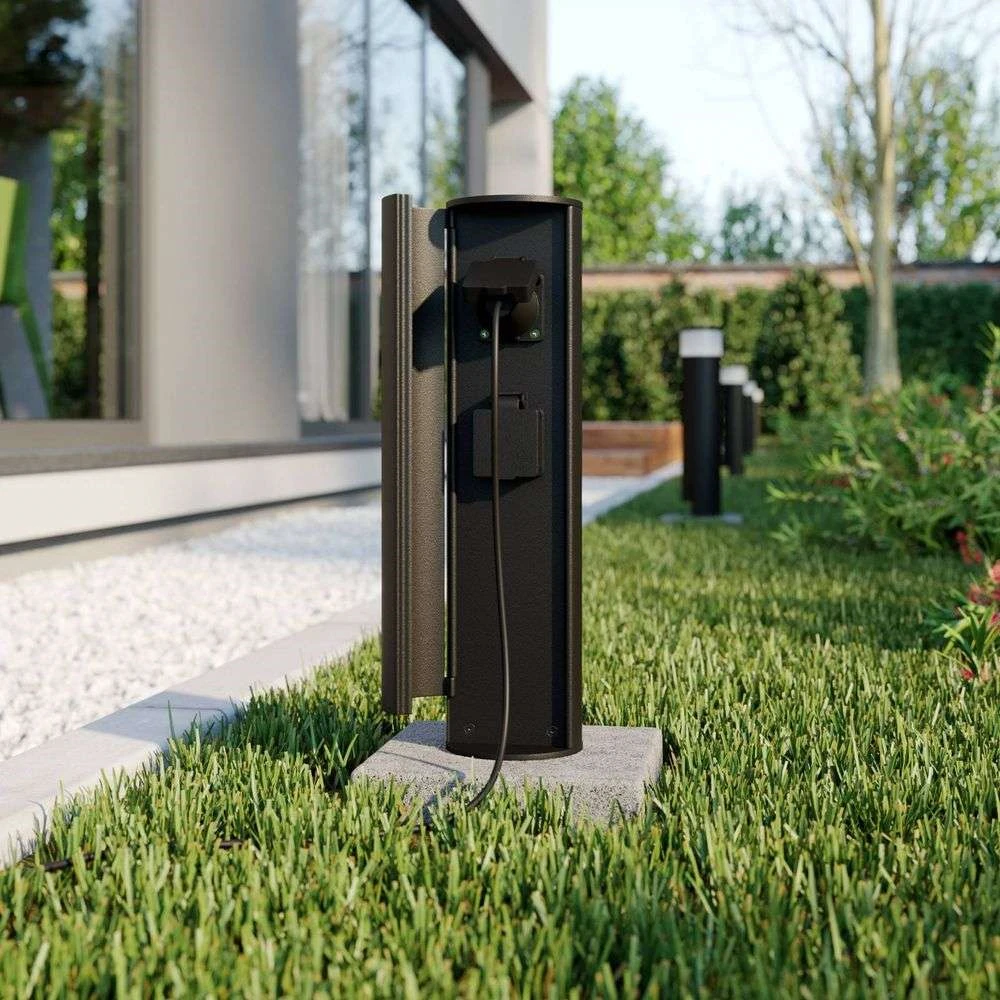 Corban Power Strip H40 Graphite - Lucande 5 Corban Power Strip H40 Graphite - Lucande - Imagen 5