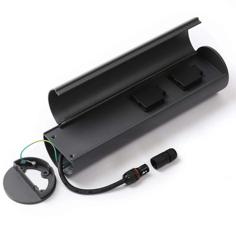 Corban Power Strip H40 Graphite - Lucande 6 Corban Power Strip H40 Graphite - Lucande - Imagen 6