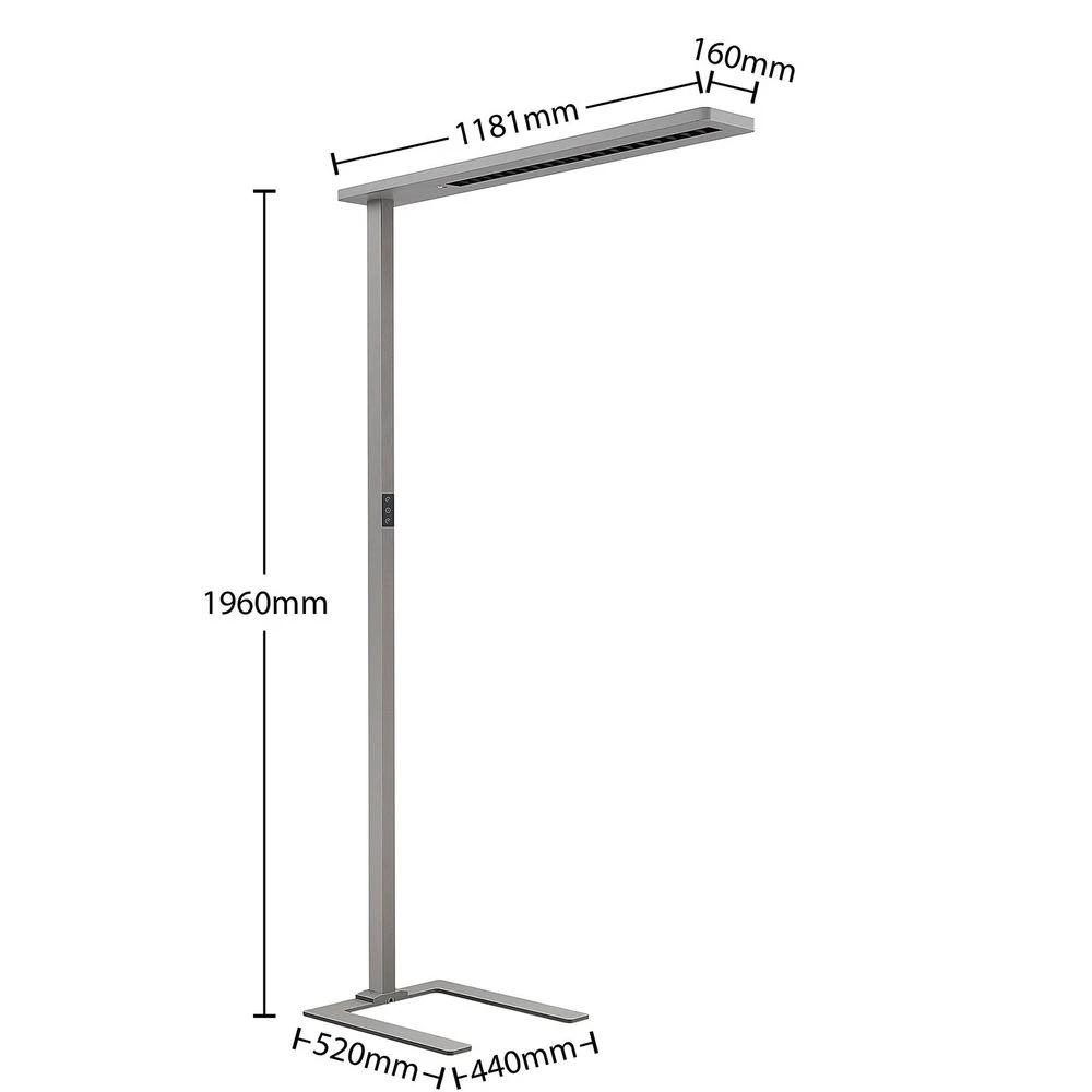 Ionel Lámpara De Pie Silver - Arcchio 4 Ionel Lámpara De Pie Silver - Arcchio - Imagen 4