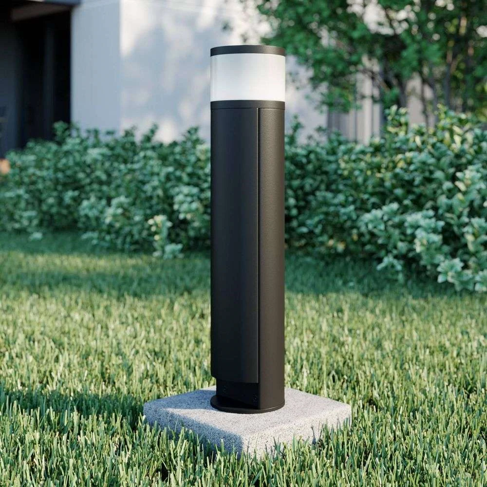 Corban LED Cover Up Lámpara Para Jardín W/2 Power Strip Graphite - Lucande 3 Corban LED Cover Up Lámpara Para Jardín W/2 Power Strip Graphite - Lucande - Imagen 3