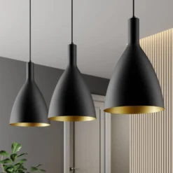 Arthuria 3 Lámpara Colgante Black/Gold - Arcchio -Ofertas Flos Tienda 42510965779904