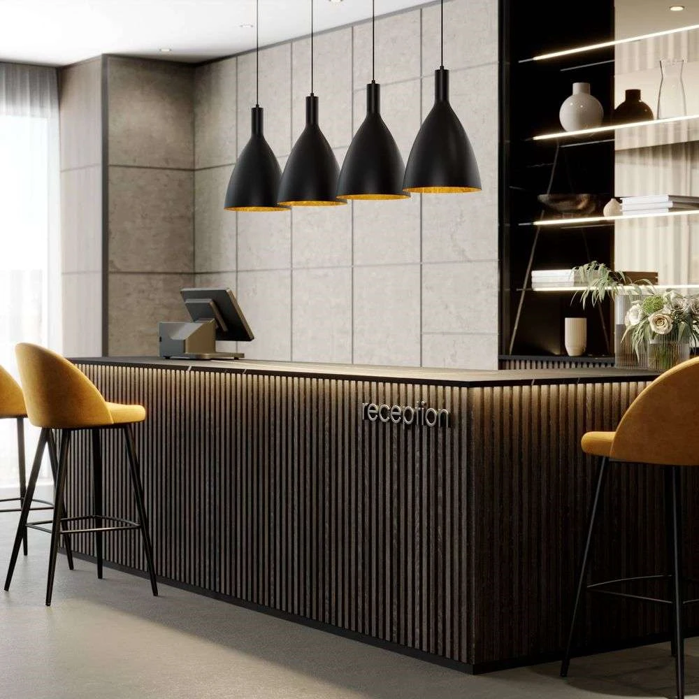 Arthuria 5 Lámpara Colgante Black/Gold - Arcchio 3 Arthuria 5 Lámpara Colgante Black/Gold - Arcchio - Imagen 3