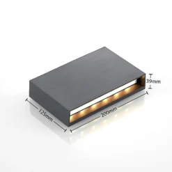 Jarte Up/Down Aplique De Pared Exterior Dark Grey - Lindby -Ofertas Flos Tienda 42510965803724