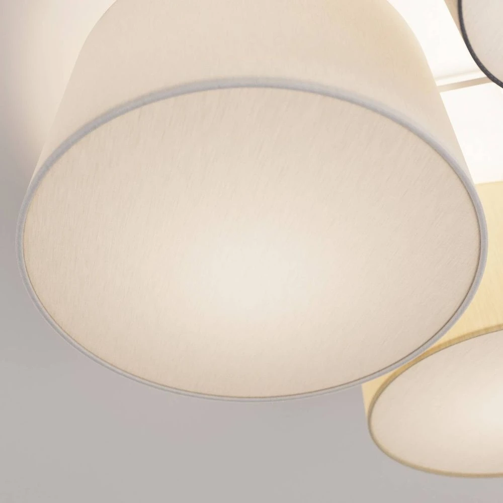 Laurenz 5 Lámpara De Techo Brown/Beige - Lindby 5 Laurenz 5 Lámpara De Techo Brown/Beige - Lindby - Imagen 5