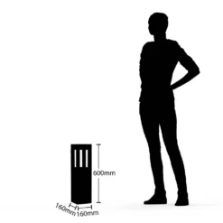 Kirito Lámpara Para Jardín H60 Dark Grey - Arcchio -Ofertas Flos Tienda 42510965927266