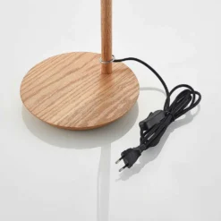 Jinda Lámpara De Sobremesa Blue/Wood - Lucande -Ofertas Flos Tienda 4251096593396jinda bordlampe5