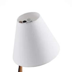 Jinda Lámpara De Sobremesa White/Wood - Lucande 8 Jinda Lámpara De Sobremesa White/Wood - Lucande -Ofertas Flos Tienda 4251096593419jinda bordlampe4