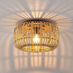 Canyana Lámpara De Techo Natur - Lindby -Ofertas Flos Tienda 42510965965953