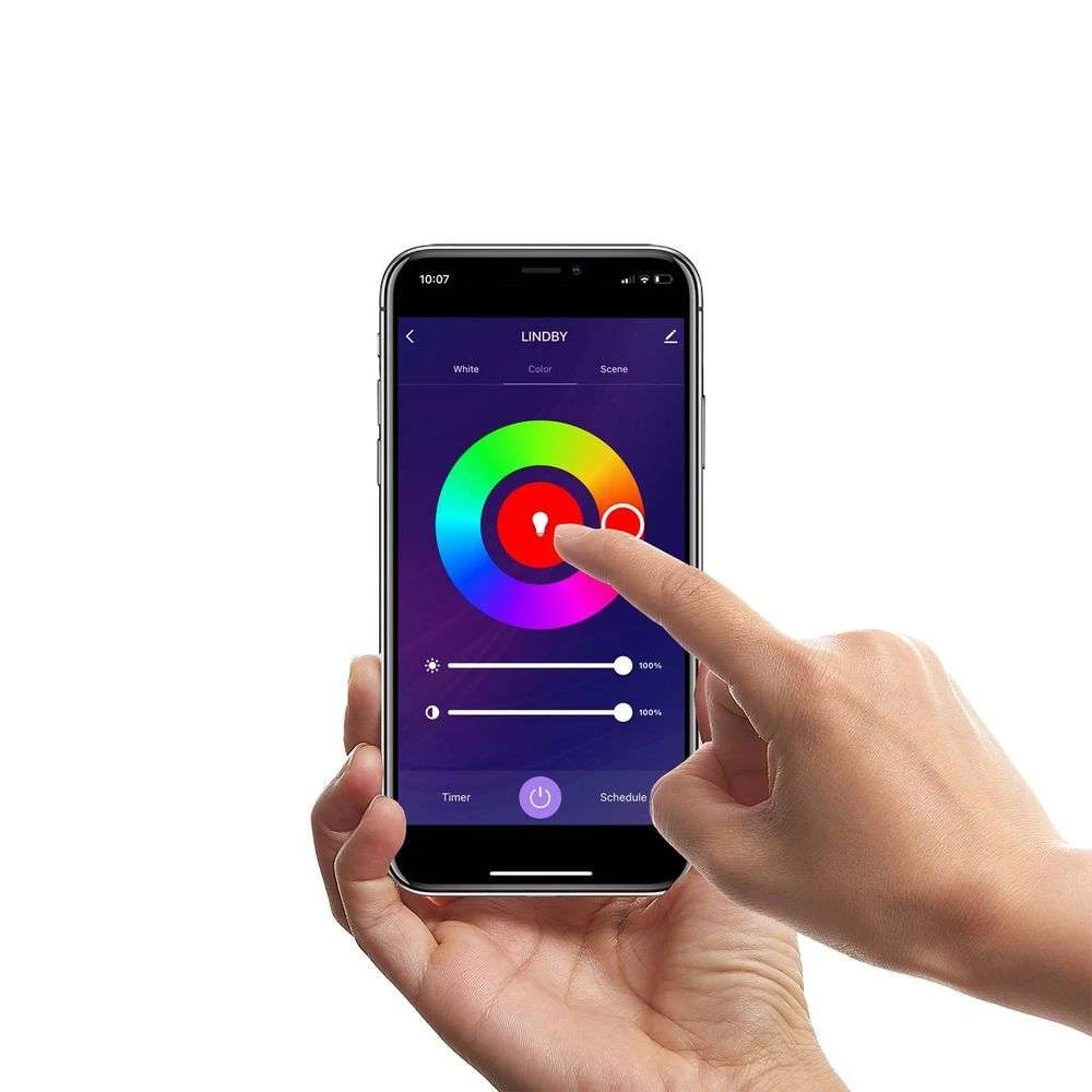 Mizuni Lámpara De Techo Smart Home Ø38 White/Opal - Lindby 6 Mizuni Lámpara De Techo Smart Home Ø38 White/Opal - Lindby - Imagen 6