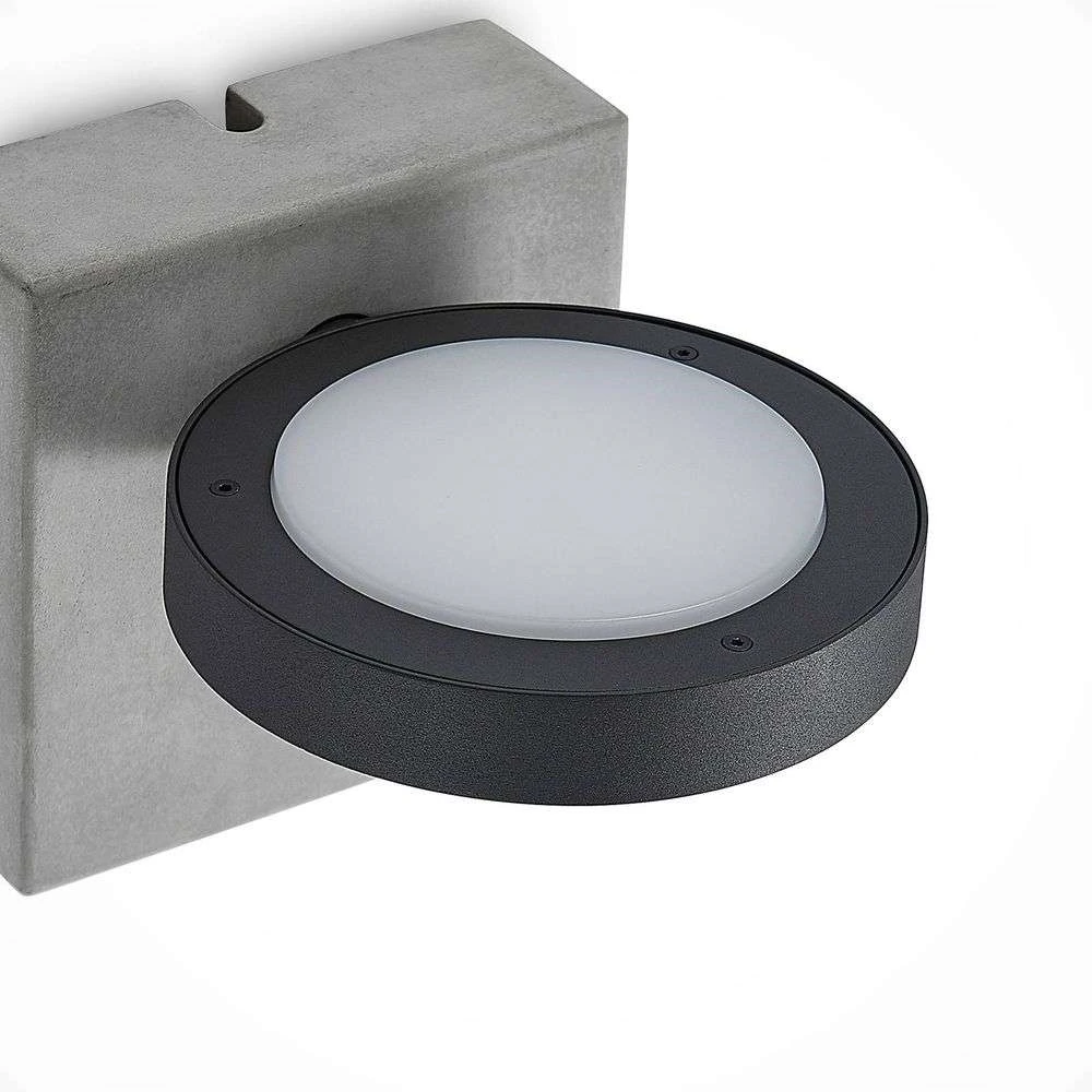 Belna LED Exterior Aplique De Pared Grey - Lucande 5 Belna LED Exterior Aplique De Pared Grey - Lucande - Imagen 5