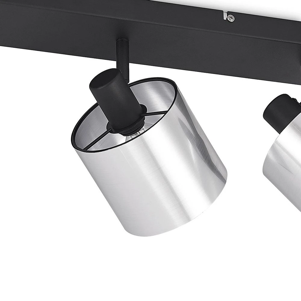 Joudy 4 Lámpara De Techo Alu/Black - Lindby 6 Joudy 4 Lámpara De Techo Alu/Black - Lindby - Imagen 6