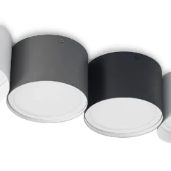 Kianush Lámpara De Techo Black/White/Grey - Lindby -Ofertas Flos Tienda 42519117063387