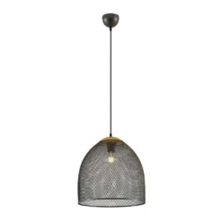 Monigo Lámpara Colgante Nickel/Wood - Lindby