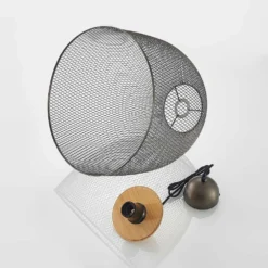 Monigo Lámpara Colgante Nickel/Wood - Lindby -Ofertas Flos Tienda 42519117082195