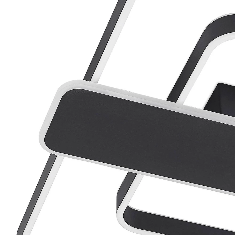 Linetti Square 70 Lámpara De Techo Black - Lucande 6 Linetti Square 70 Lámpara De Techo Black - Lucande - Imagen 6