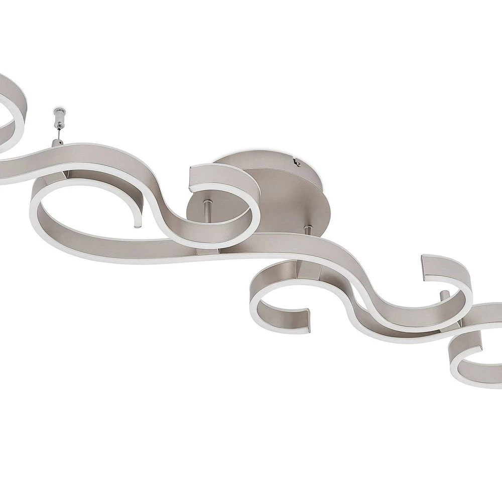 Admira Lámpara De Techo L101 Nickel - Lucande 6 Admira Lámpara De Techo L101 Nickel - Lucande - Imagen 6