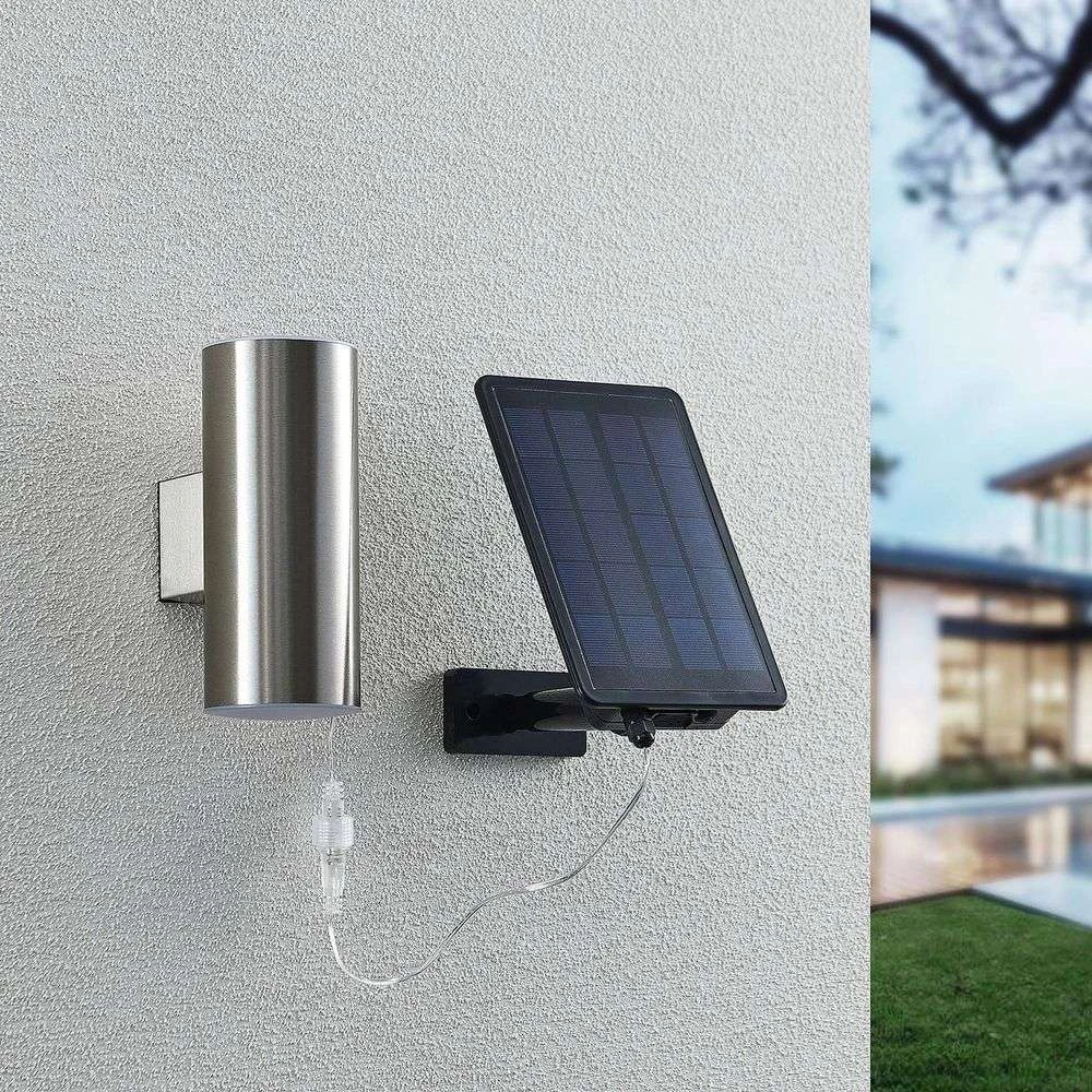 Maurun Solar Aplique De Pared Silver - Lindby 4 Maurun Solar Aplique De Pared Silver - Lindby - Imagen 4