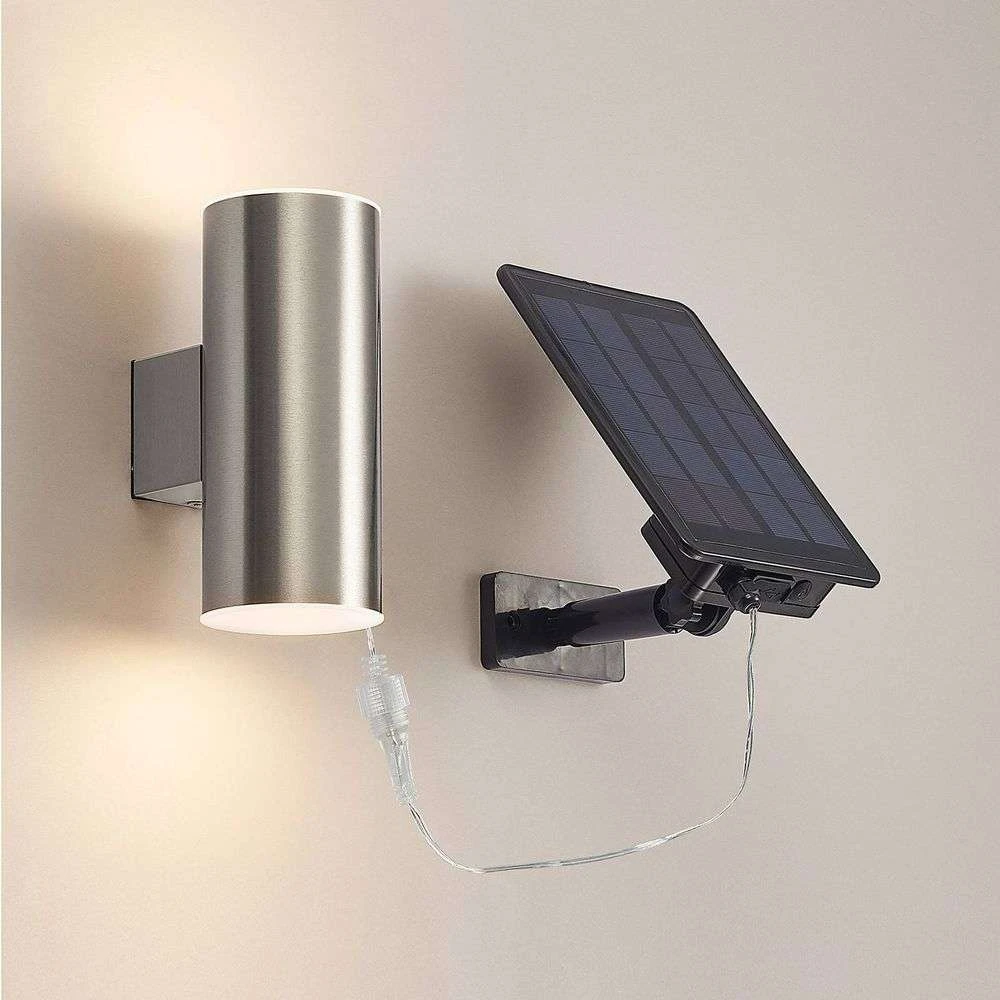 Maurun Solar Aplique De Pared Silver - Lindby 6 Maurun Solar Aplique De Pared Silver - Lindby - Imagen 6