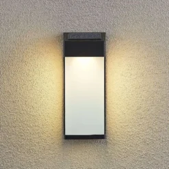 Kendrik Solar Aplique De Pared Black - Lindby -Ofertas Flos Tienda 42519117133366