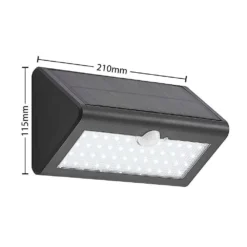 Ladiro Lámpara Solar W/Sensor Black - Lindby 8 Ladiro Lámpara Solar W/Sensor Black - Lindby -Ofertas Flos Tienda 42519117133503