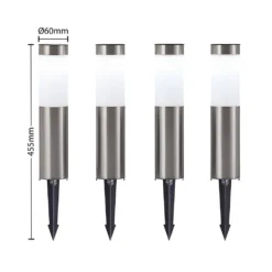 Sirita Lámpara Solar 4 Pcs. H31 Silver - Lindby 8 Sirita Lámpara Solar 4 Pcs. H31 Silver - Lindby -Ofertas Flos Tienda 42519117136333