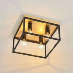 Miravi 4 Lámpara De Techo Gold/Black - Lindby -Ofertas Flos Tienda 42519117139614