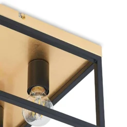 Miravi 4 Lámpara De Techo Gold/Black - Lindby -Ofertas Flos Tienda 42519117139616