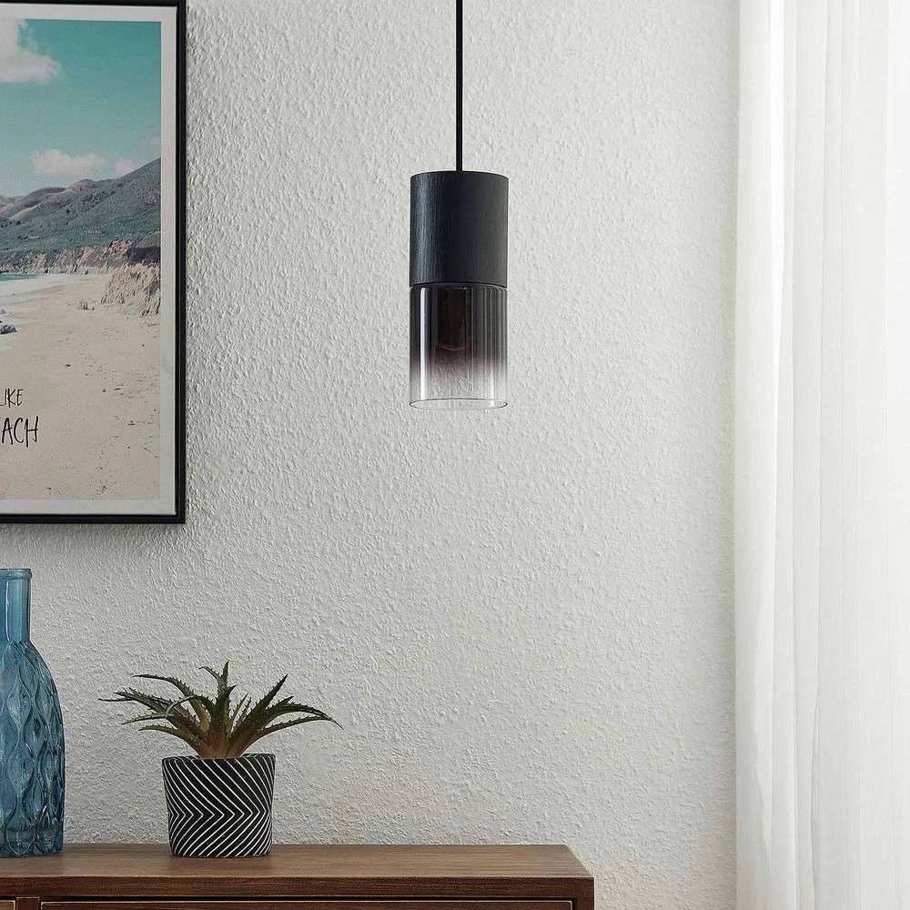 Berral Lámpara Colgante Black/Smoke - Lindby 4 Berral Lámpara Colgante Black/Smoke - Lindby - Imagen 4