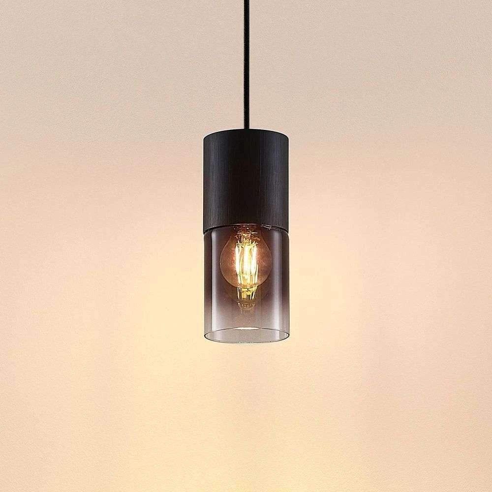 Berral Lámpara Colgante Black/Smoke - Lindby 6 Berral Lámpara Colgante Black/Smoke - Lindby - Imagen 6