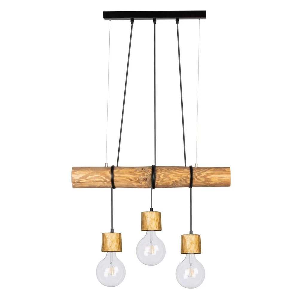 Terra 3 Lámpara Colgante Light Wood/Wood - Envostar 4 Terra 3 Lámpara Colgante Light Wood/Wood - Envostar - Imagen 4