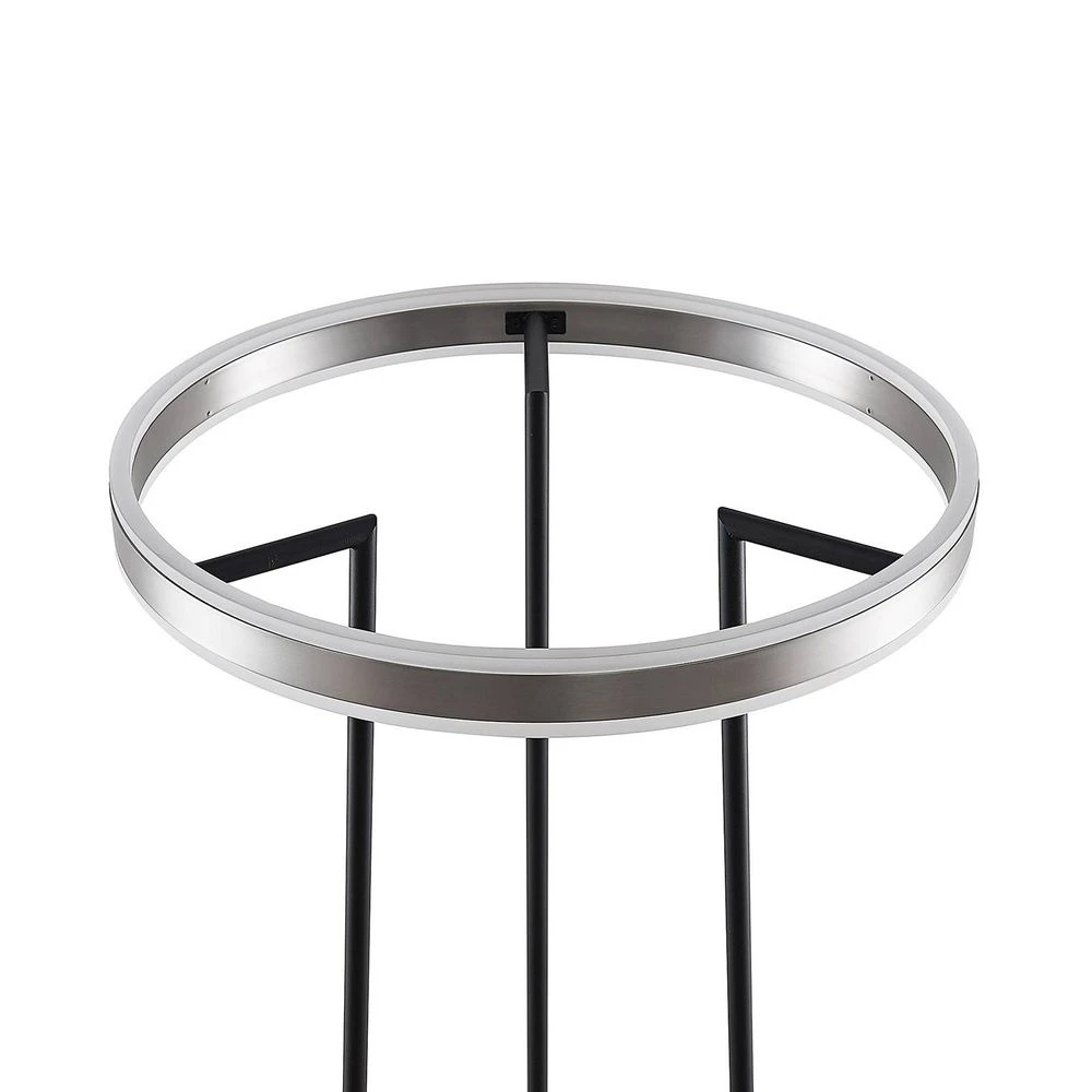 Seppe LED Lámpara De Pie Nickel - Lucande 4 Seppe LED Lámpara De Pie Nickel - Lucande - Imagen 4