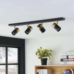 Evaro 4 Lámpara De Techo Gold/Black - Arcchio 8 Evaro 4 Lámpara De Techo Gold/Black - Arcchio -Ofertas Flos Tienda 42519117276543