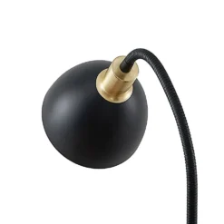 Genora 1 Lámpara De Pie Black - Lindby -Ofertas Flos Tienda 42519117279206