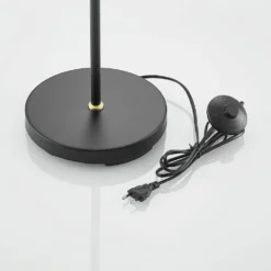 Genora 1 Lámpara De Pie Black - Lindby -Ofertas Flos Tienda 42519117279207