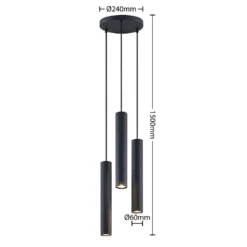 Joffrey Cluster Lámpara Colgante Black - Lindby 8 Joffrey Cluster Lámpara Colgante Black - Lindby -Ofertas Flos Tienda 4251911728637 3