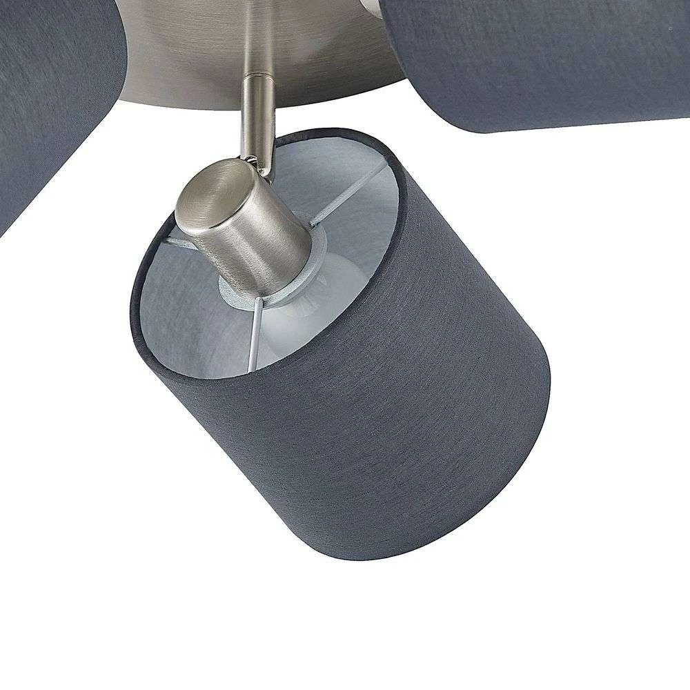 Darima 3 Round Lámpara De Techo Grey - Lindby 6 Darima 3 Round Lámpara De Techo Grey - Lindby - Imagen 6